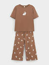 CROCKID Пижама 572733 МП 1657-1 кофейный