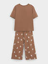 CROCKID Пижама 572733 МП 1657-1 кофейный