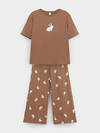 CROCKID Пижама 572735 МП 1657 кофейный