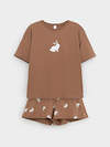 CROCKID Пижама 572737 МП 1658-1 кофейный