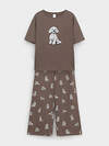 CROCKID Пижама 572746 МП 1657-1 коричневый