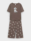 CROCKID Пижама 572747 МП 1657 коричневый