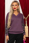 LT Collection Джемпер 572777 Б14774-45М сливовый
