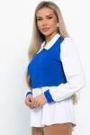LT Collection Блуза 572784 Б14840-3М синий