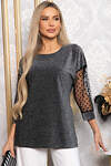 LT Collection Блуза 572809 Б14858-48М серебро