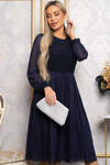 LT Collection Платье 572811 П14860-3М синий