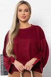 LT Collection Джемпер 572823 Б14867-10М бордовый