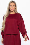 LT Collection Джемпер 572823 Б14867-10М бордовый