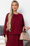 LT Collection Джемпер 572823 Б14867-10М бордовый