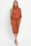 LT Collection Платье 572863 П14910-12М терракотовый