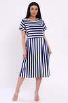 Натали Платье 573003 82054 полоса синяя