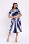 Натали Платье 573003 82054 полоса синяя