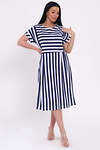 Натали Платье 573003 82054 полоса синяя