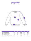 PLAYTODAY Толстовка 573127 32532040 белый,ярко-синий