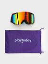 PLAYTODAY Маска горнолыжная 573246 32512800 черный,оранжевый