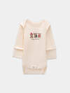 MARK FORMELLE Боди детское 573280 13016-1-2 сливочное масло +НГ мишутки на бежевом