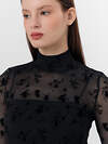 MARK FORMELLE Джемпер 573303 122845 цветы на черном