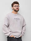 MARK FORMELLE Свитшот 573369 121801/1 ACID WASH серый +печать