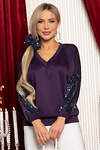 LT Collection Джемпер 573544 Б14918-45М фиолетовый
