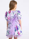Апрель Платье 573622 1ДПК4929001нс гортензия и сирень на белом+сиреневый