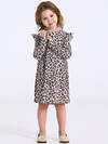 Апрель Платье 573627 1ДПД4966223н коричневый леопард на бежевом