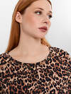 MARK FORMELLE Сорочка 573713 572310 леопард на песочном