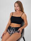 MARK FORMELLE Трусы 573991 412670 цветы на черном