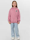 MARK FORMELLE Худи 574151 127979 ACID WASH пыльно -розовый +печать