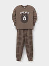 CROCKID Пижама 574168 К 1567 коричневый