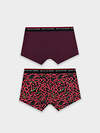 MARK FORMELLE Трусы 574210 411215-2 винный +перчики на черном