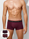 MARK FORMELLE Трусы 574210 411215-2 винный +перчики на черном