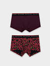 MARK FORMELLE Трусы 574210 411215-2 винный +перчики на черном