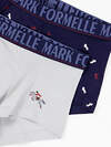 MARK FORMELLE Трусы 574212 411188-2 св.серый +лошади на т.синем