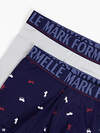 MARK FORMELLE Трусы 574212 411188-2 св.серый +лошади на т.синем
