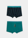 MARK FORMELLE Трусы 574213 411228-2 зеленый +черная клетка на зеленом