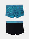 MARK FORMELLE Трусы 574214 411228-2 узор на св.бирюзовом +черный
