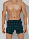 MARK FORMELLE Трусы 574219 411152-2 черная клетка на зеленом +пряники на черном