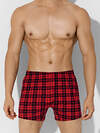 MARK FORMELLE Трусы 574221 411152-2 черная клетка на красном +мелкая набивка на черном