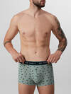 MARK FORMELLE Трусы 574228 411124-3 топоры на зеленом льду +т.зеленый +узор на черном