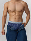 MARK FORMELLE Трусы 574229 411124-3 узор на джинсовом +св.голубой +джинсовый