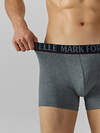MARK FORMELLE Трусы 574312 411221 меланж темно-серый+печать