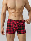 MARK FORMELLE Трусы 574326 411134 черная клетка на красном