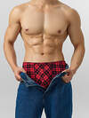 MARK FORMELLE Трусы 574326 411134 черная клетка на красном