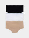 MARK FORMELLE Трусы 574361 417728-3 белый + обжаренный миндаль + черный