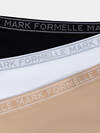 MARK FORMELLE Трусы 574361 417728-3 белый + обжаренный миндаль + черный