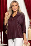 LT Collection Блуза 574609 Б14932-24М бордовый