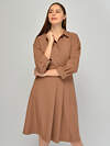 VISERDI Платье 574740 9047-кэм 4452030 кофейный