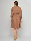 VISERDI Платье 574740 9047-кэм 4452030 кофейный
