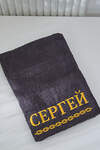 Натали Полотенце 574741 14418 графит+Сергей