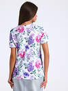 Апрель Футболка 574762 1ЖДФК3302001н гортензия и сирень на белом